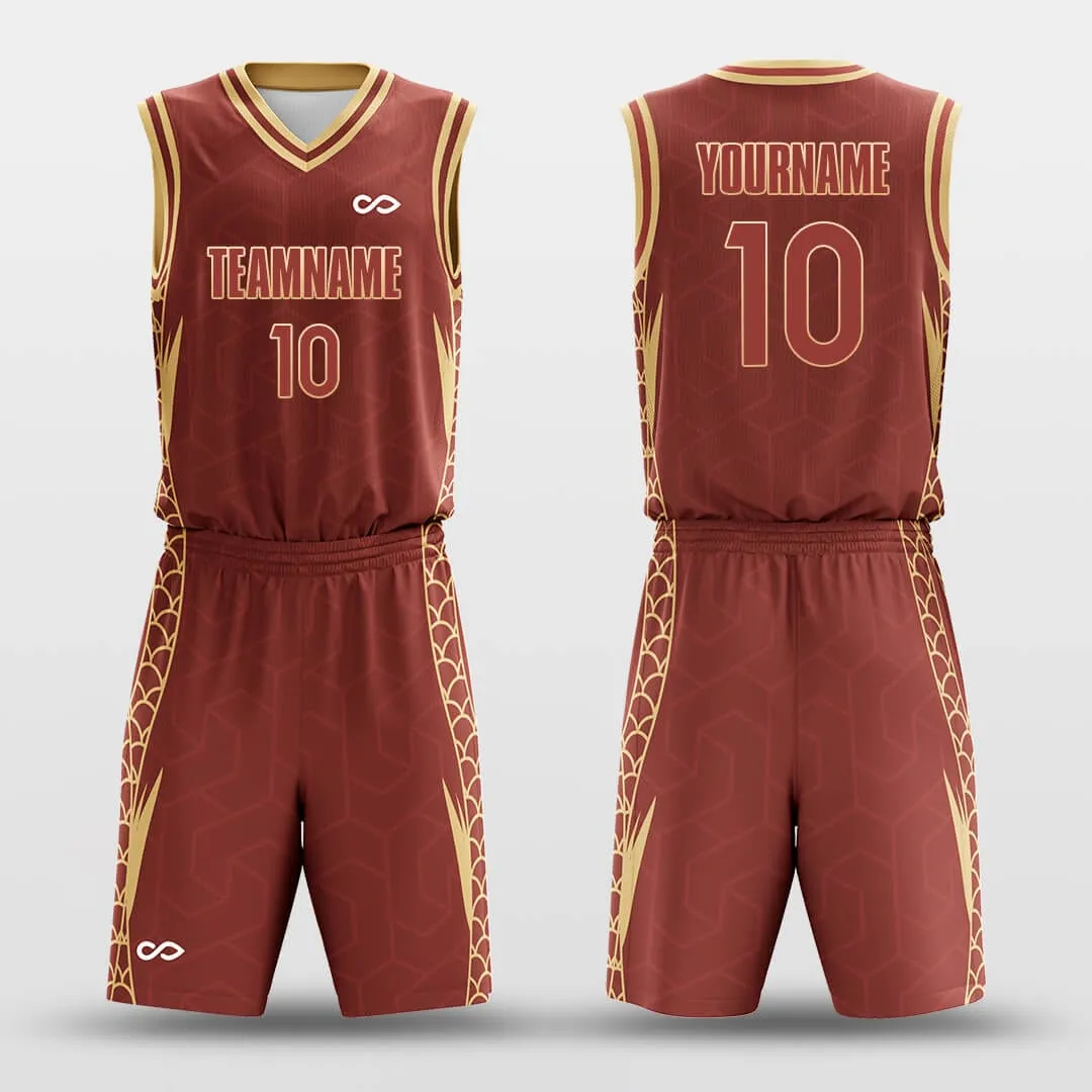 Dragon - Customized Basketball Jersey Set Design BK160132S