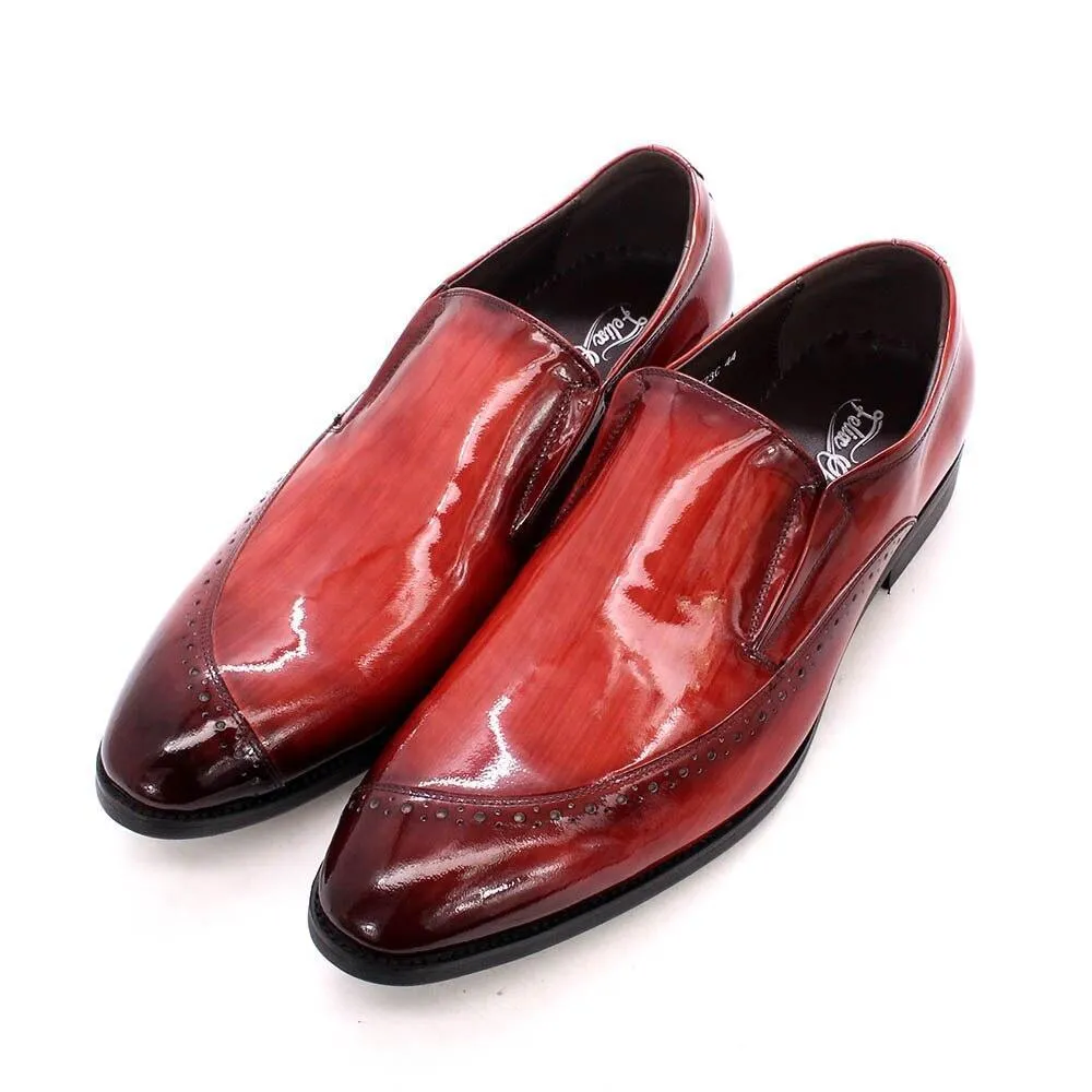 Dress Shoes -  Max Glossy Slip-On Men Shoes