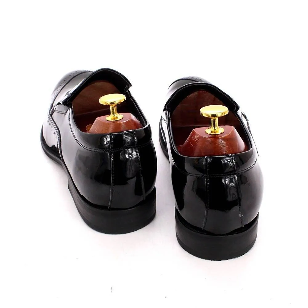 Dress Shoes -  Max Glossy Slip-On Men Shoes