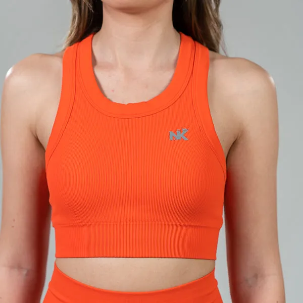 Elma Reddish Sports Bra.