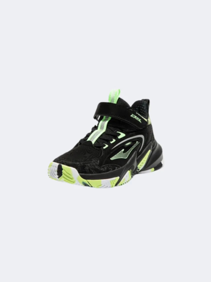 Erke Gs-Boys Basketball Shoes Black/Green