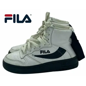 Fila FX-100 Grade School Leather Unisex White/Black Retro Size US4