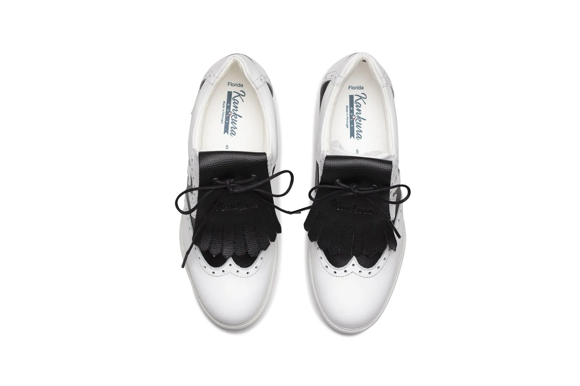 Florida 02   White|Black   Women's Golf Shoes FL002 01