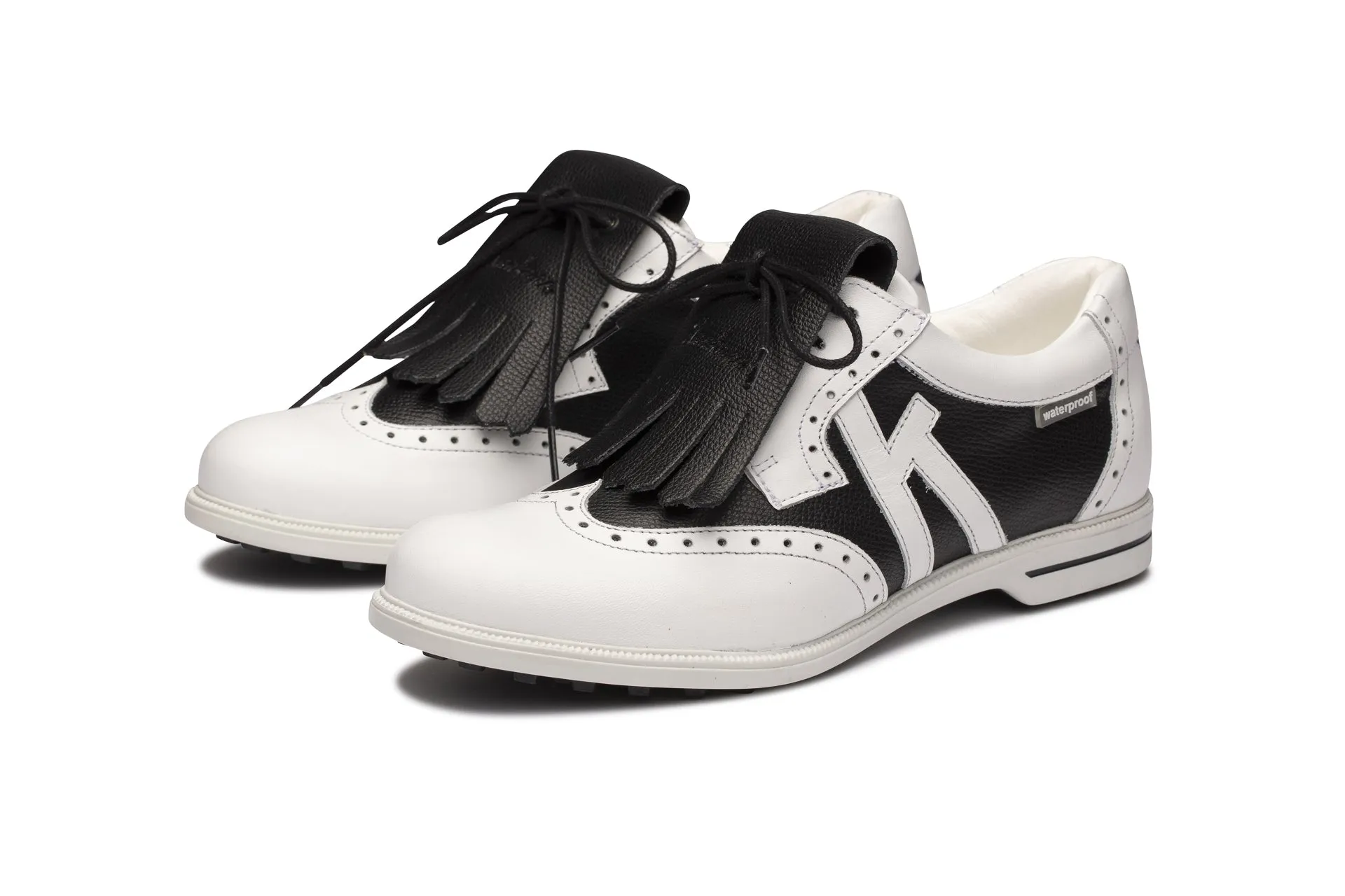 Florida 02   White|Black   Women's Golf Shoes FL002 01