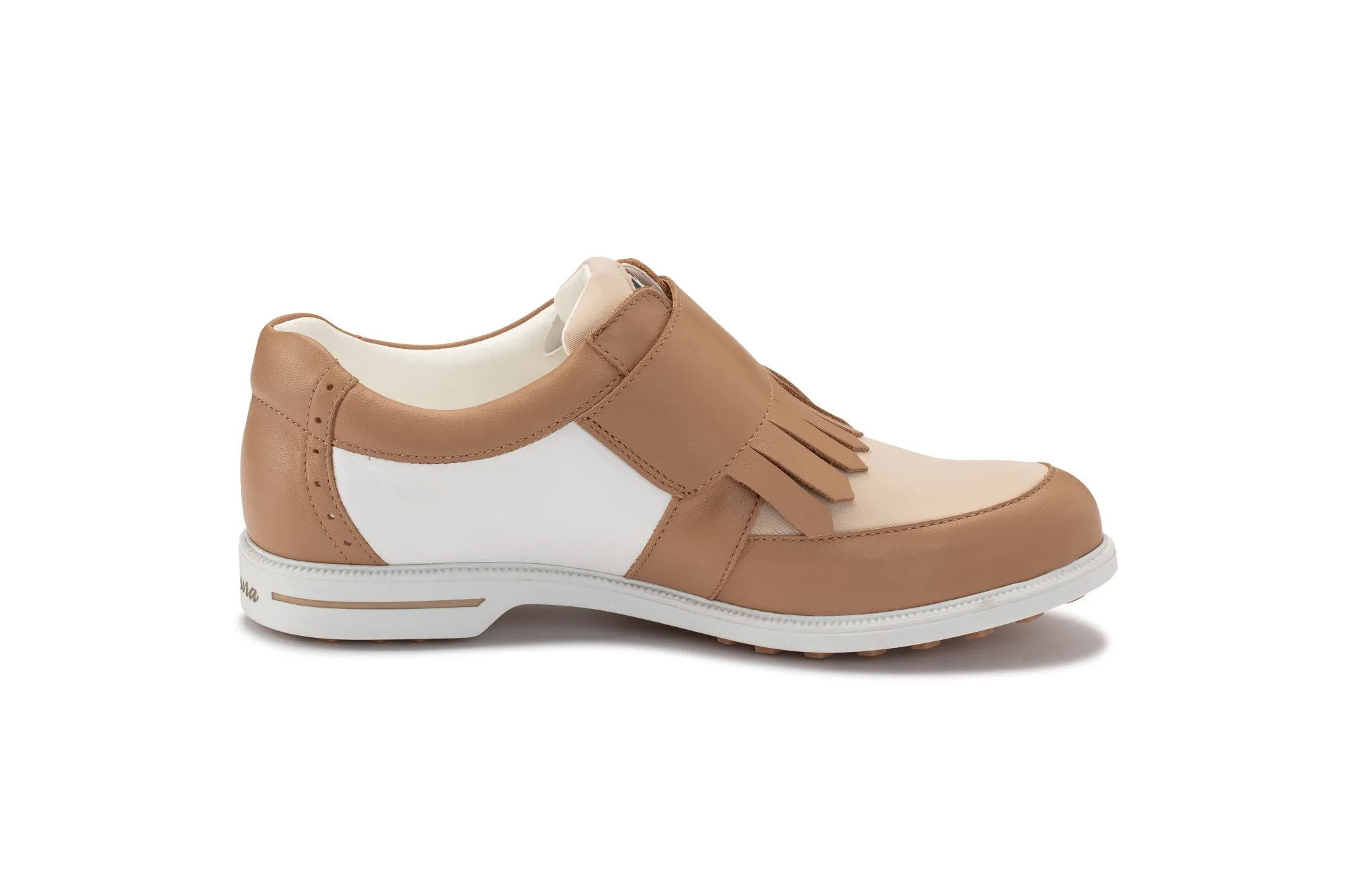 Florida 03   White|Beige   Women's Golf Shoes FL003 02