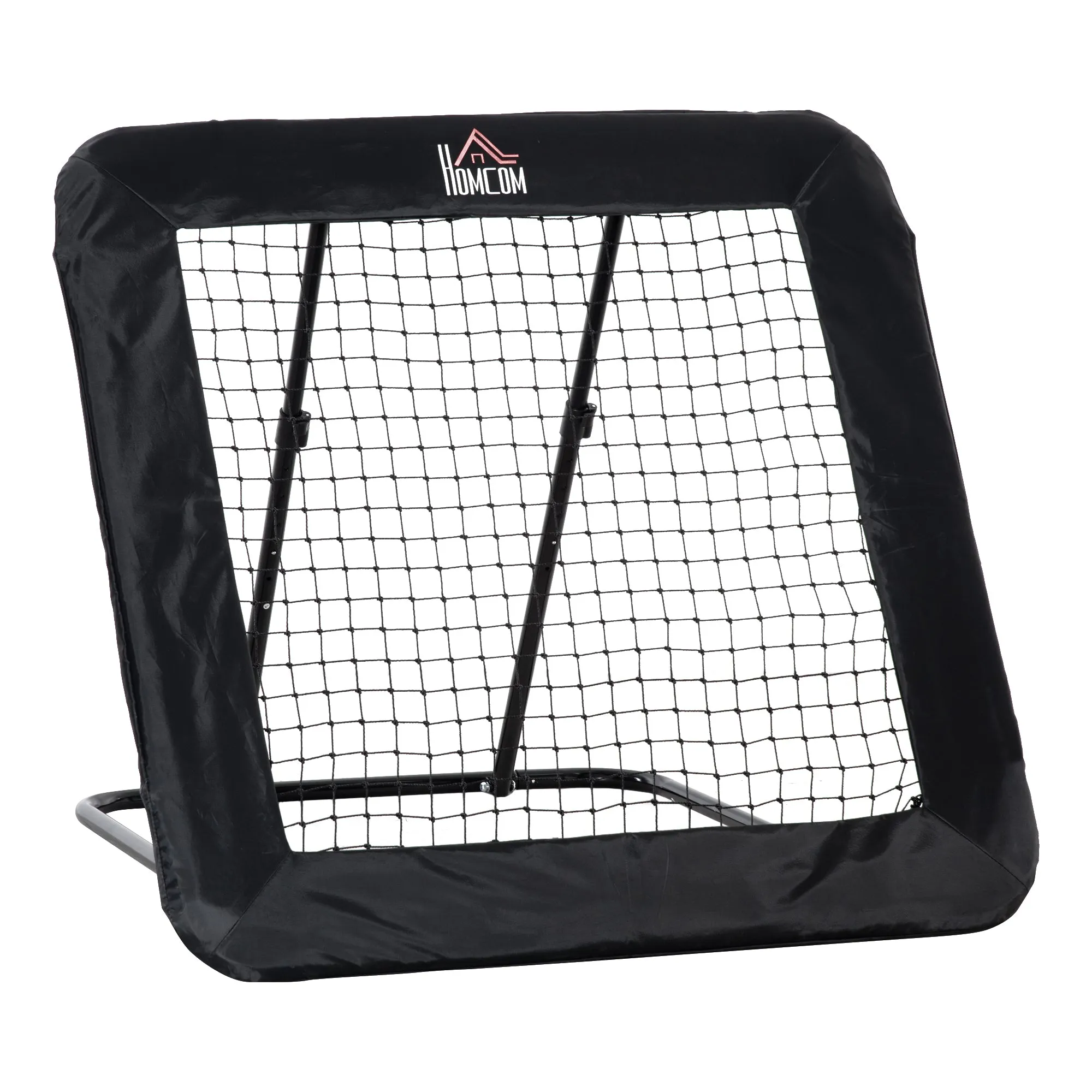 Football Training Net, Adjustable Angle Pitch Back Training Rebounder Net, Target Goal w/ Quick Folding Design