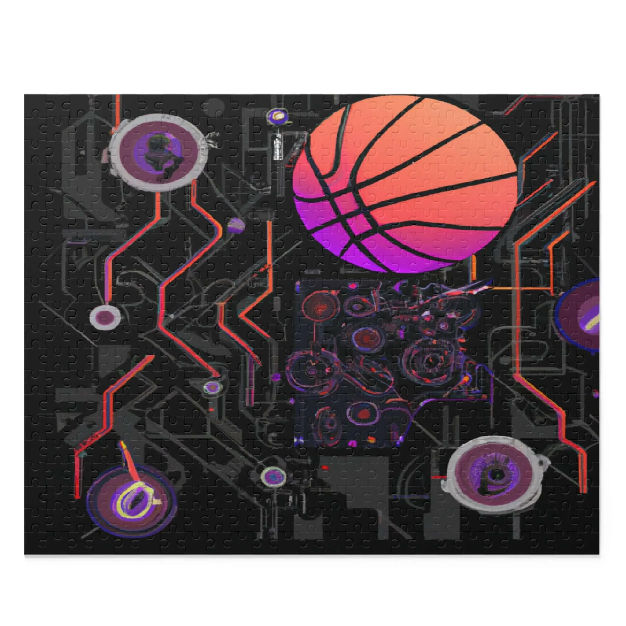 Future Dunk 3D Basketball Galaxy Puzzle