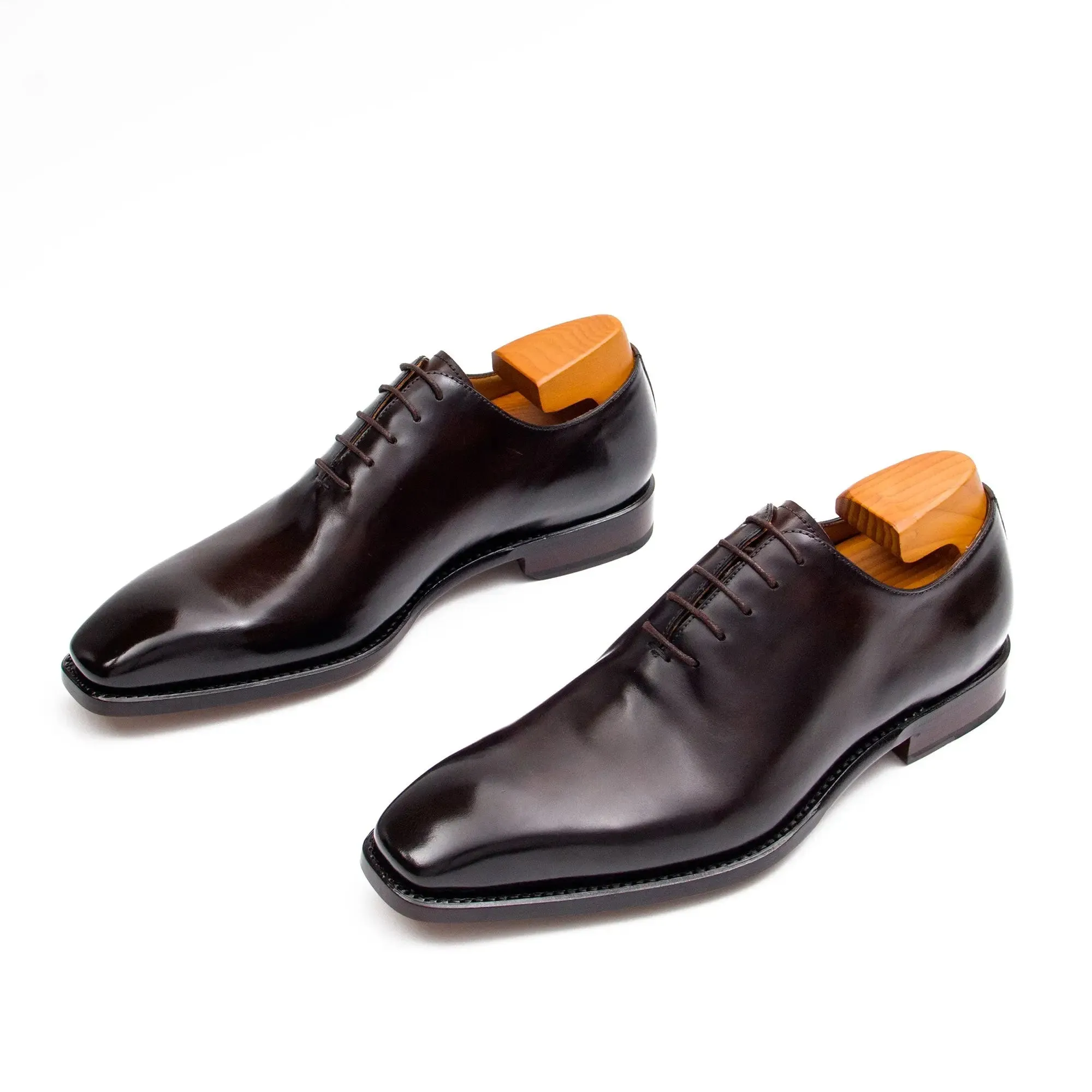 Handmade Oxford Shoes with Calfskin