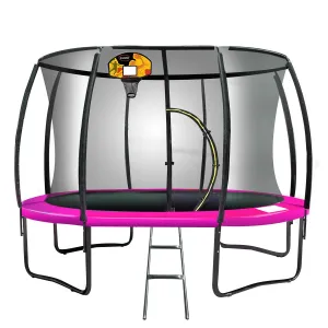 Heavy Duty 8ft Outdoor Trampoline with Basketball Set - Kahuna