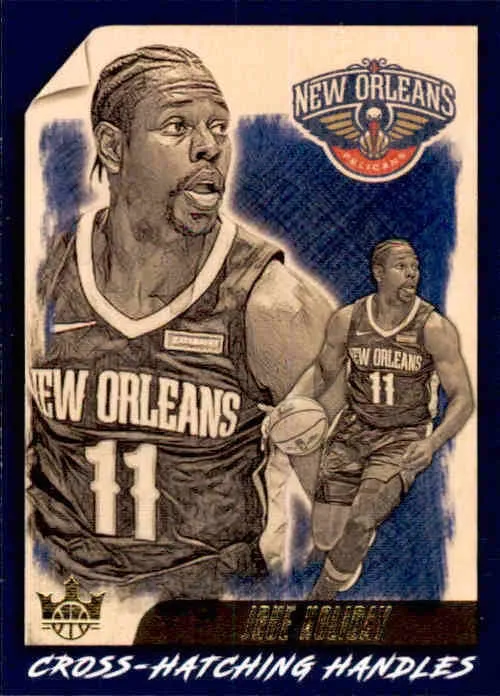 Jrue Holiday, Cross-Matching Handles, 2019-20 Panini Court Kings Basketball NBA