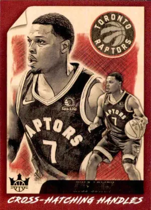 Kyle Lowry, Cross-Matching Handles, 2019-20 Panini Court Kings Basketball NBA