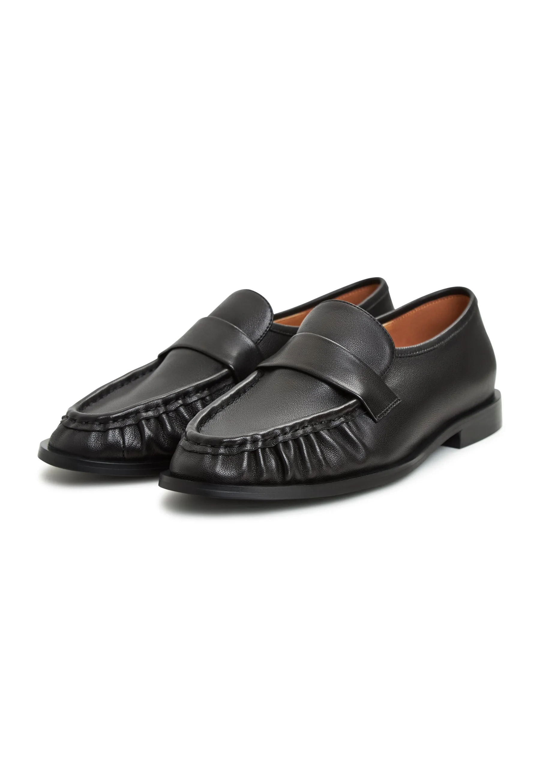 Leather Loafers Isabel - Black