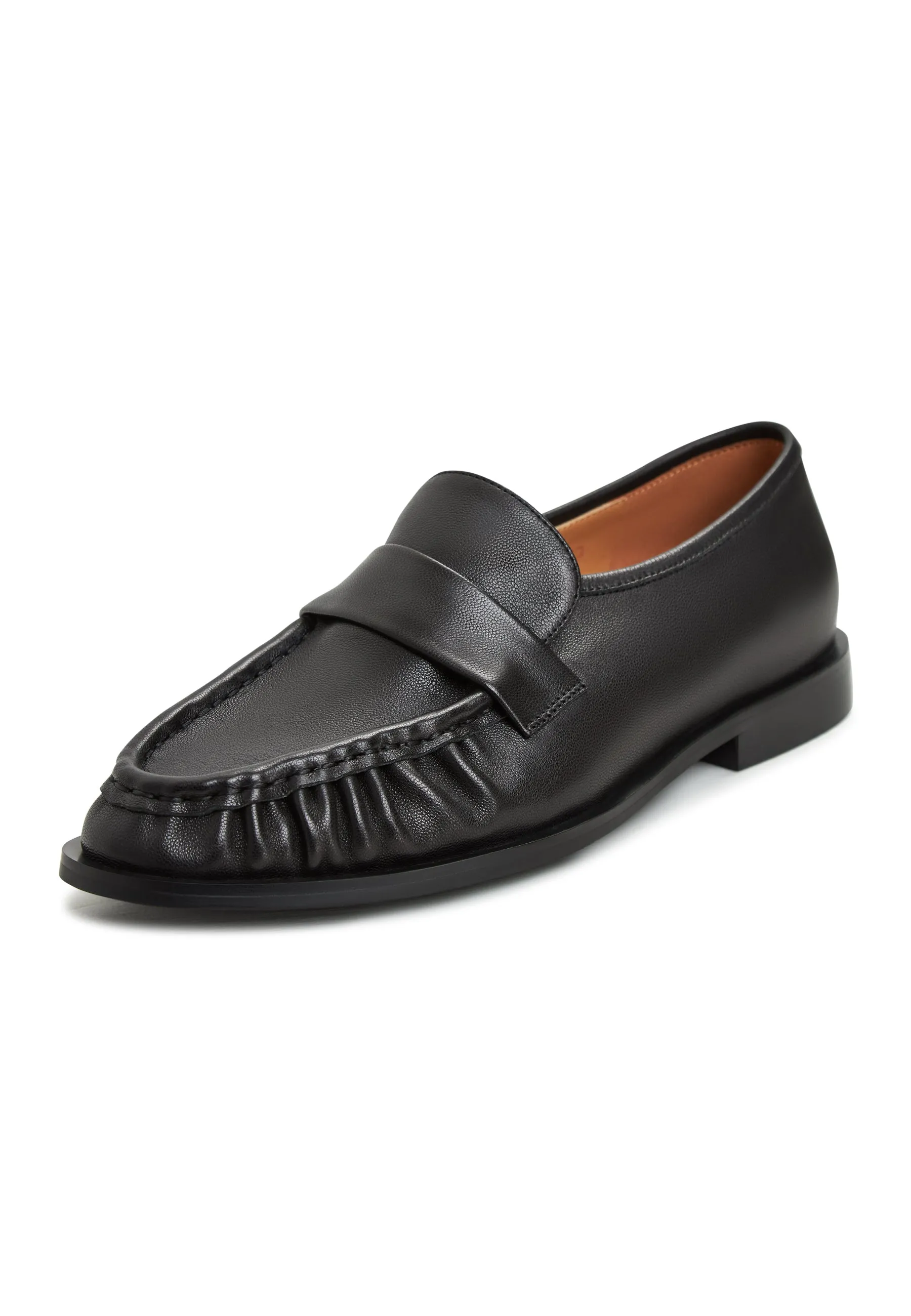 Leather Loafers Isabel - Black