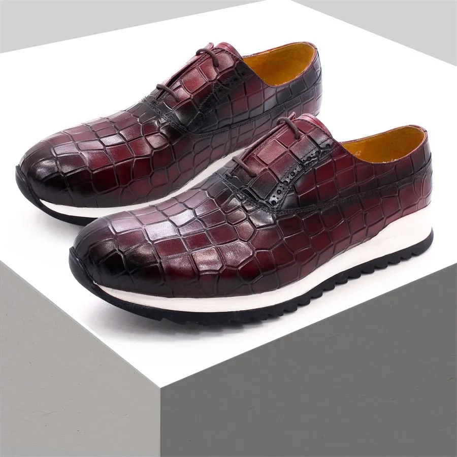 Lightweight Genuine Leather Slip-On Shoes