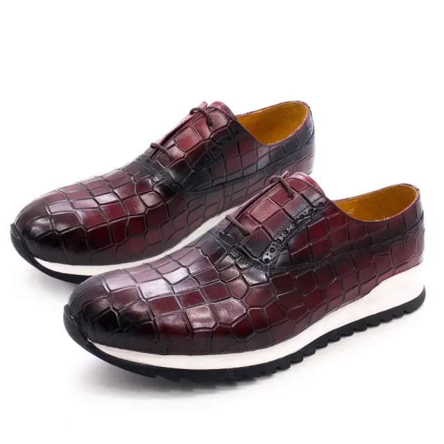 Lightweight Genuine Leather Slip-On Shoes