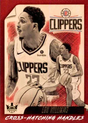 Lou Williams, Cross-Matching Handles, 2019-20 Panini Court Kings Basketball NBA