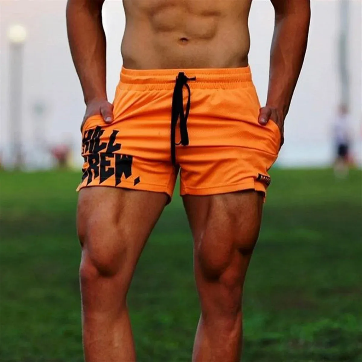 Men Summer Running Gym Shorts