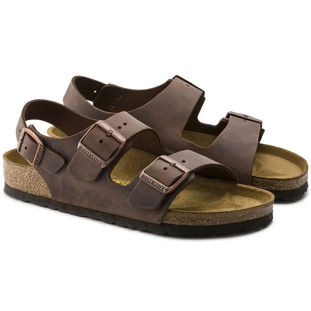 Men's Birkenstock | Milano Oiled Leather Sandal  | Habana