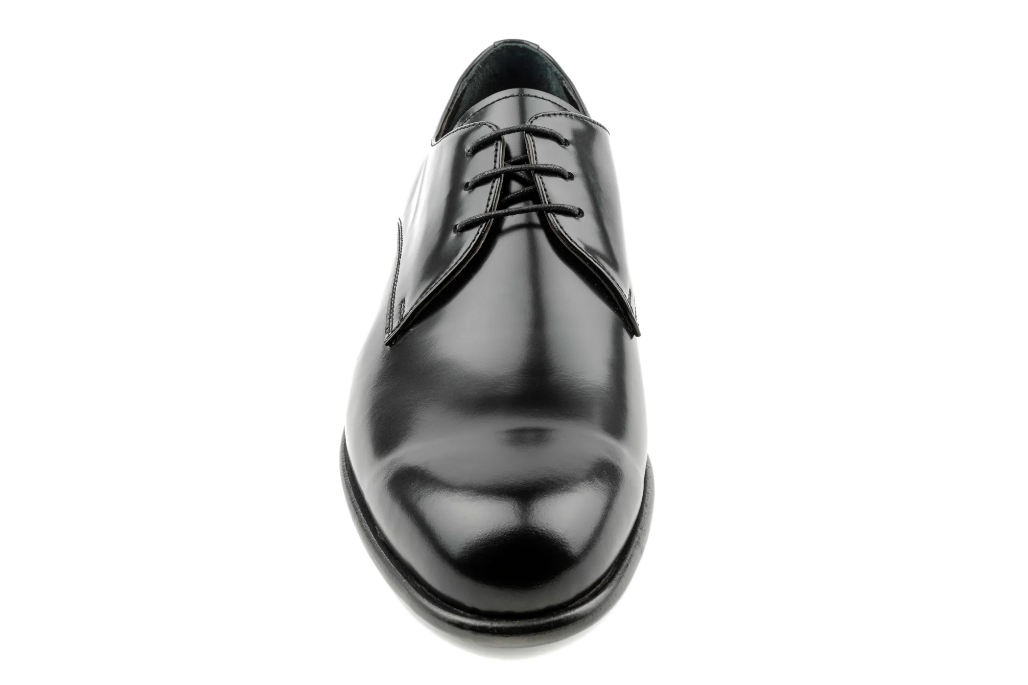 Men's Formal Derby Shoes, Patent Leather Business Shoes with Leather Outsole, Classic Plain Toe Lace-Up For Men, Debbano Lou Men's Formal Derby Shoes, Patent Leather Business Shoes with Leather Outsole, Classic Plain Toe Lace-Up For Men