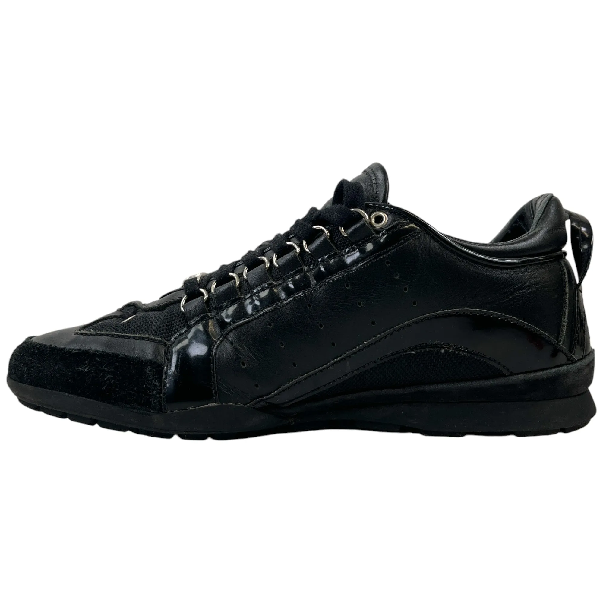 Men's Low Top Low Trainers Black Size EU 40 / UK 6