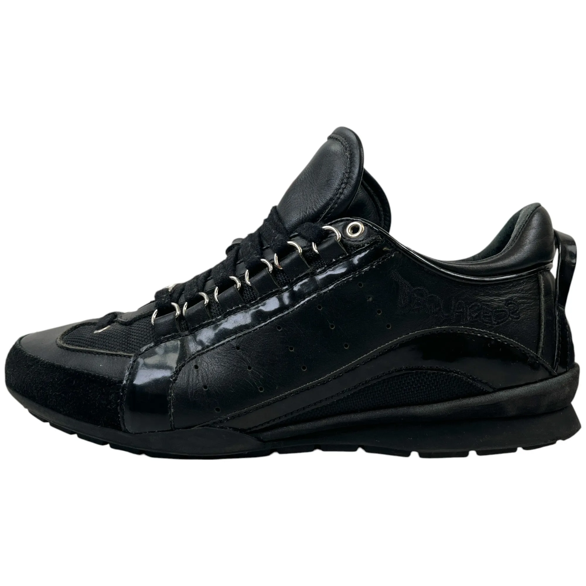 Men's Low Top Low Trainers Black Size EU 40 / UK 6