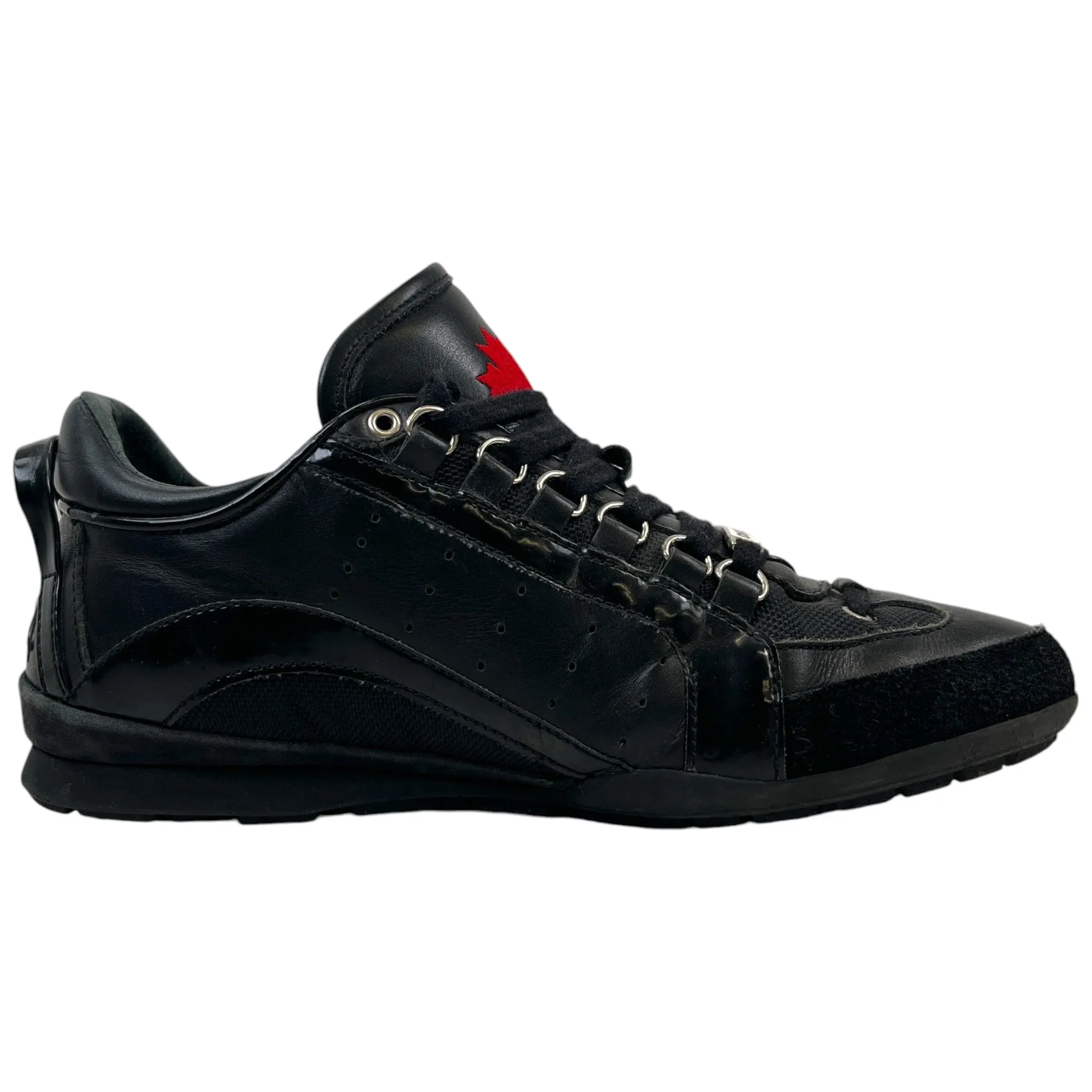 Men's Low Top Low Trainers Black Size EU 40 / UK 6