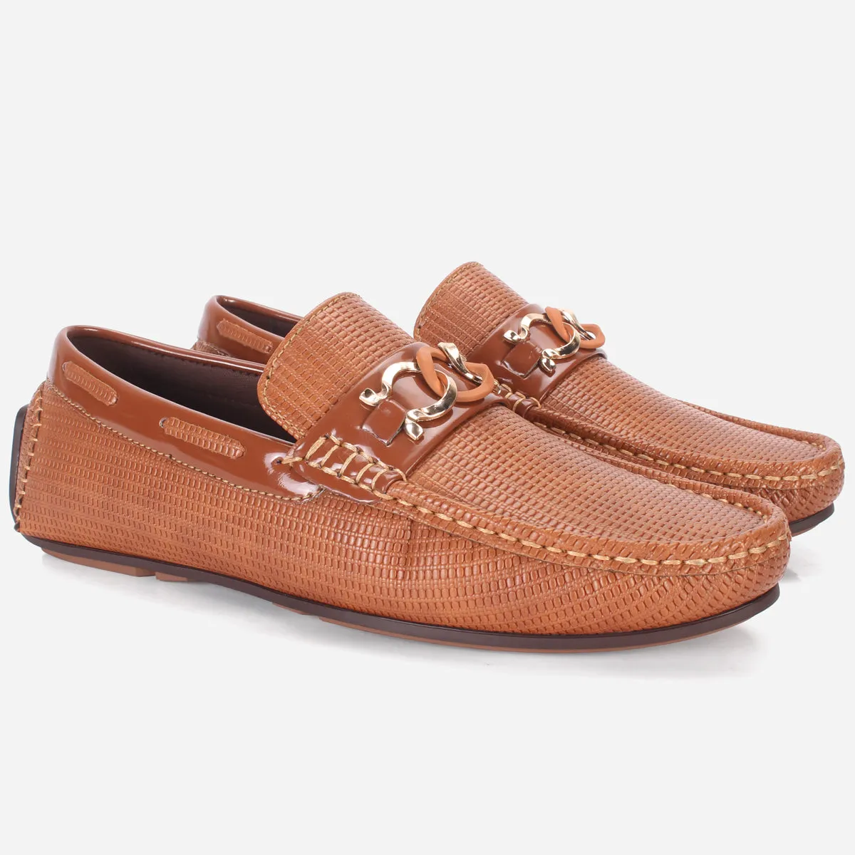 Mens "TEMAN" Comfort Slip On Moccasins