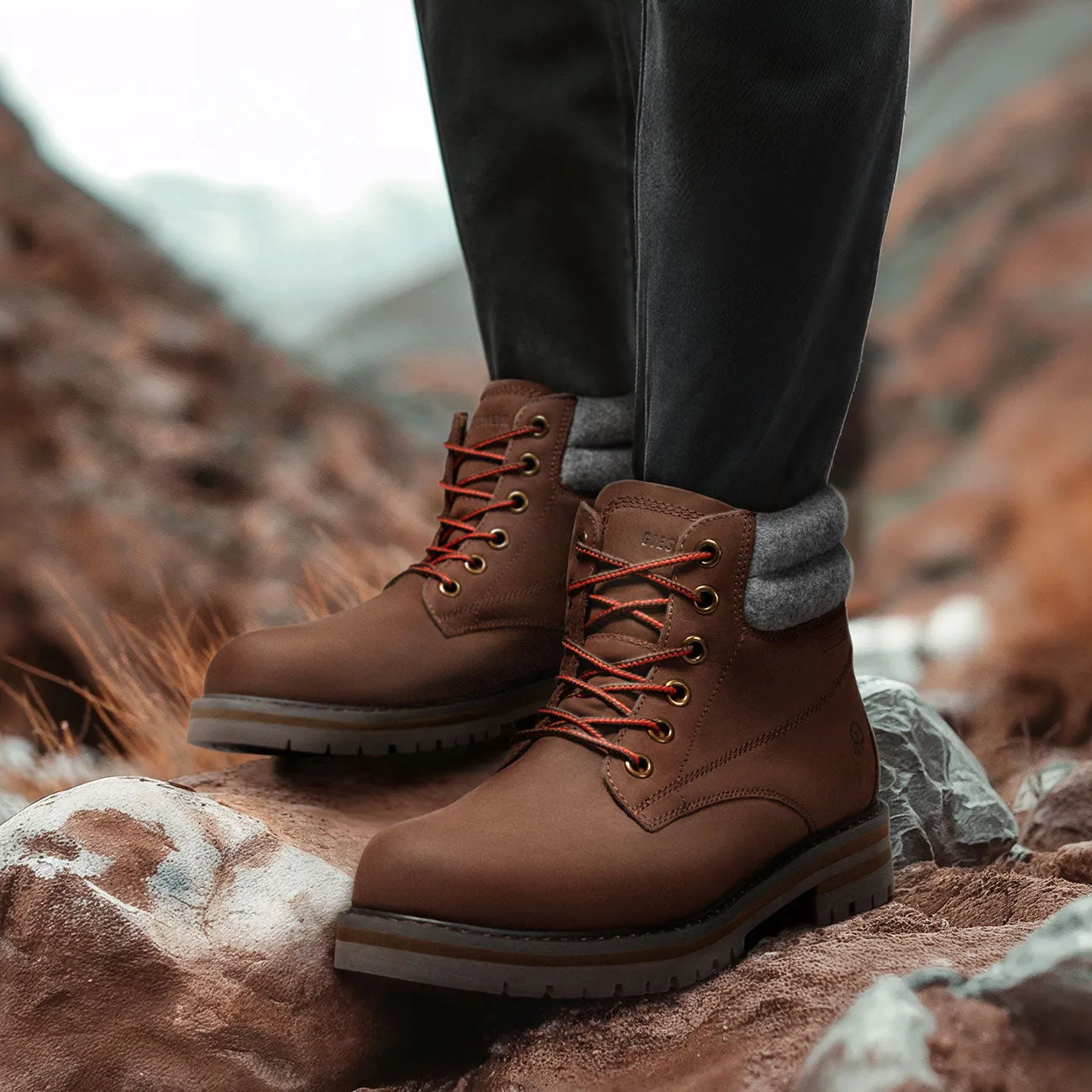 Merino Leather Boot Men