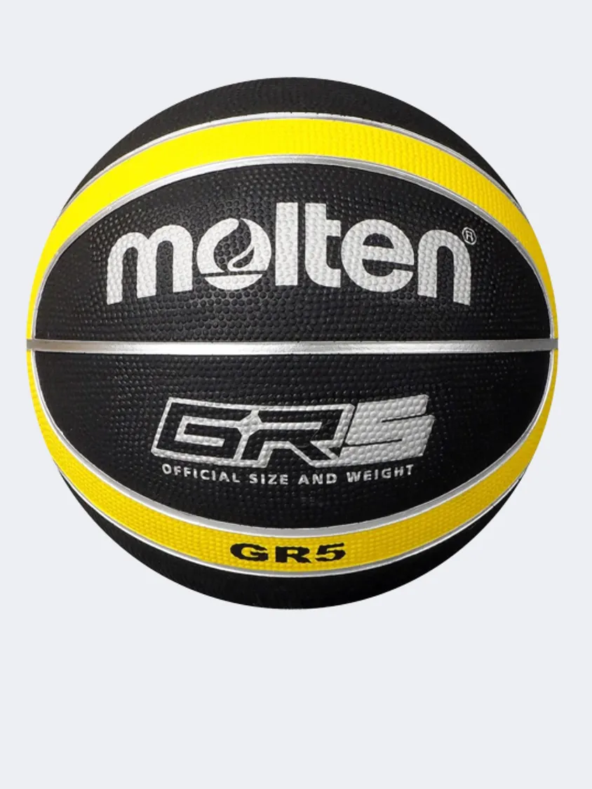 Molten Basketball Ball Black/Yellow