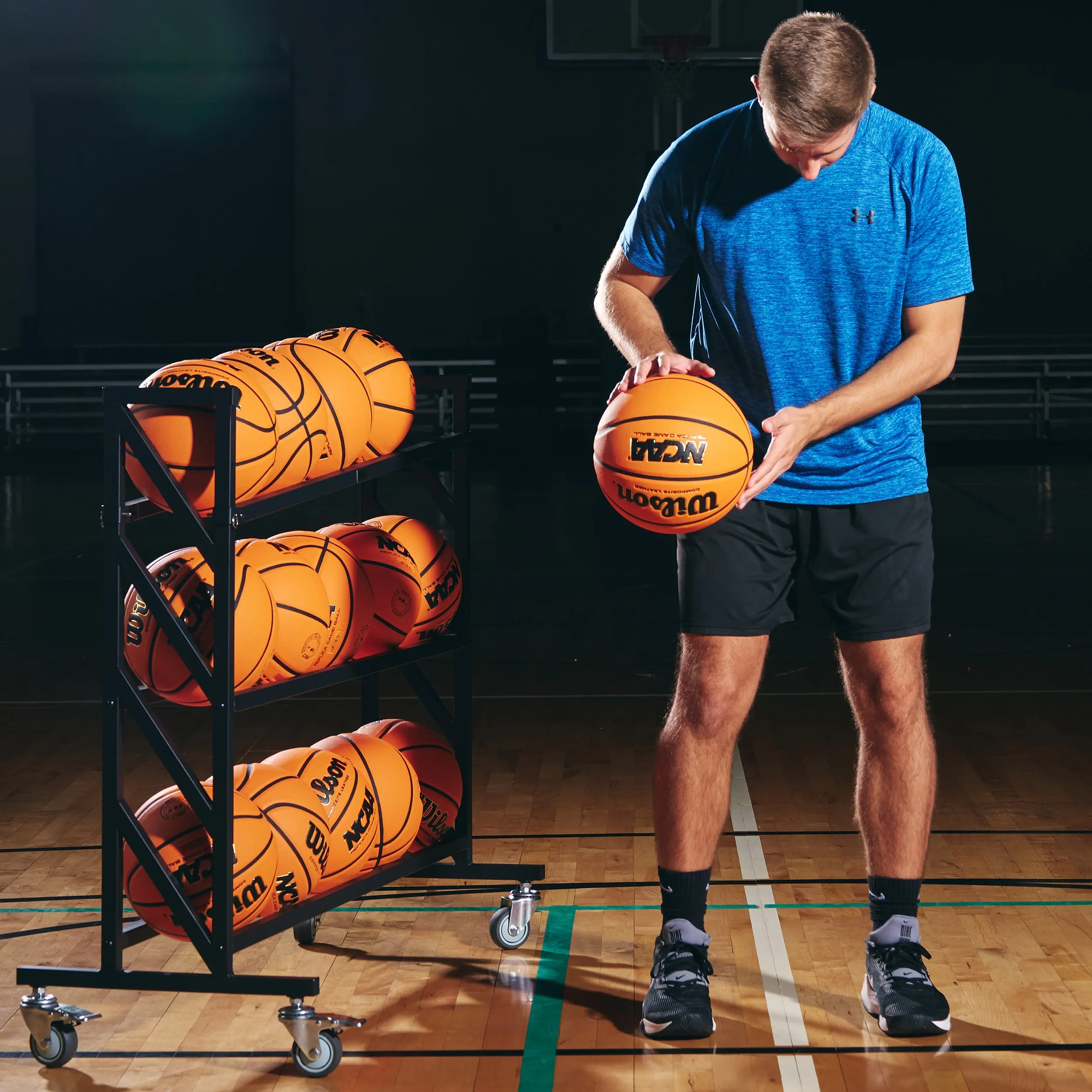 Murray Sporting Goods Premium Basketball Rack