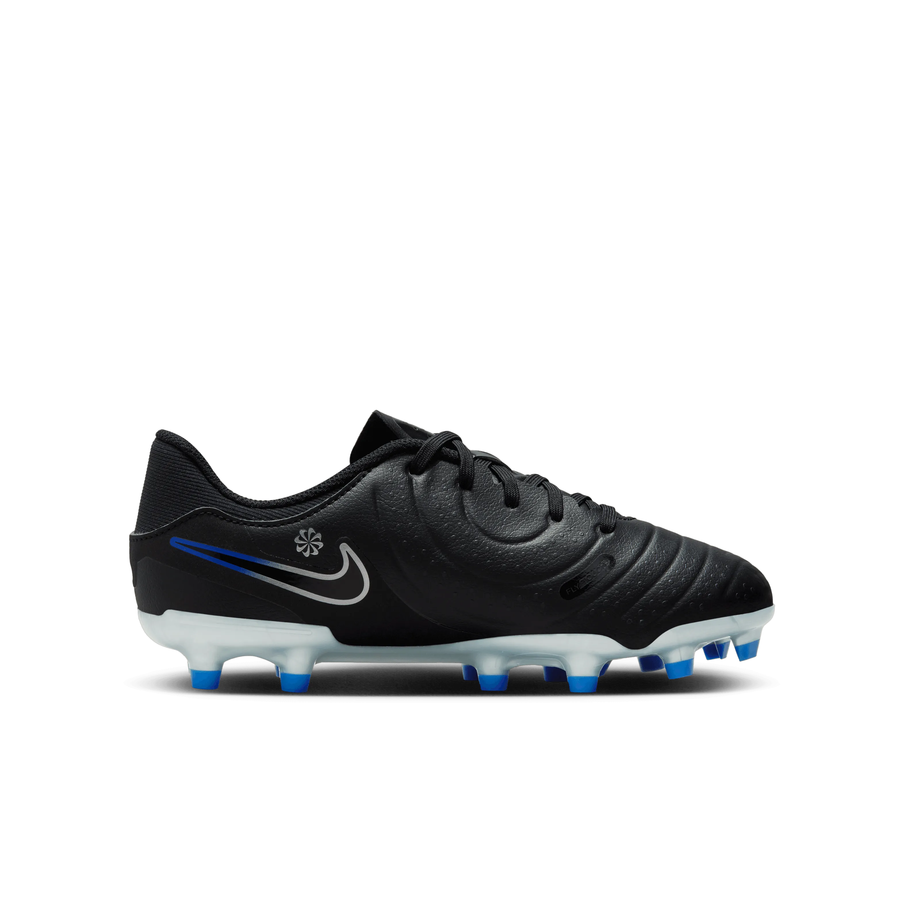 Nike Jr. Tiempo Legend 10 Academy FG-Black/Hyper Royal/Chrome