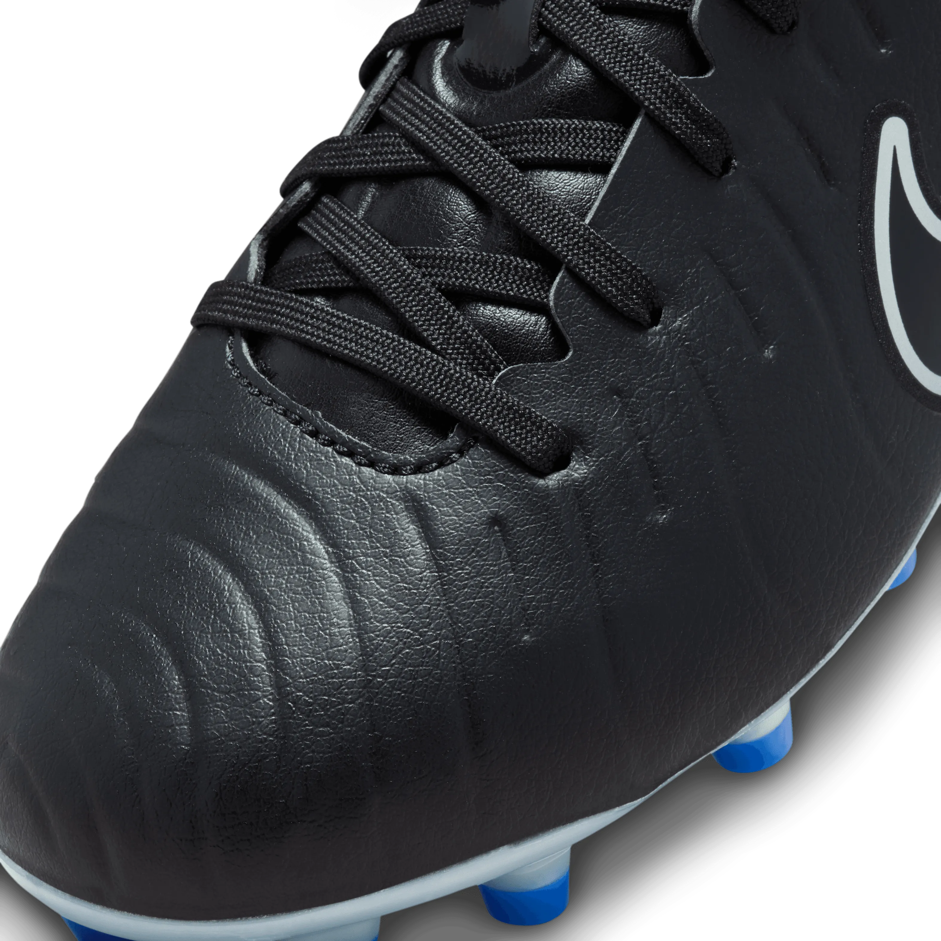 Nike Jr. Tiempo Legend 10 Academy FG-Black/Hyper Royal/Chrome