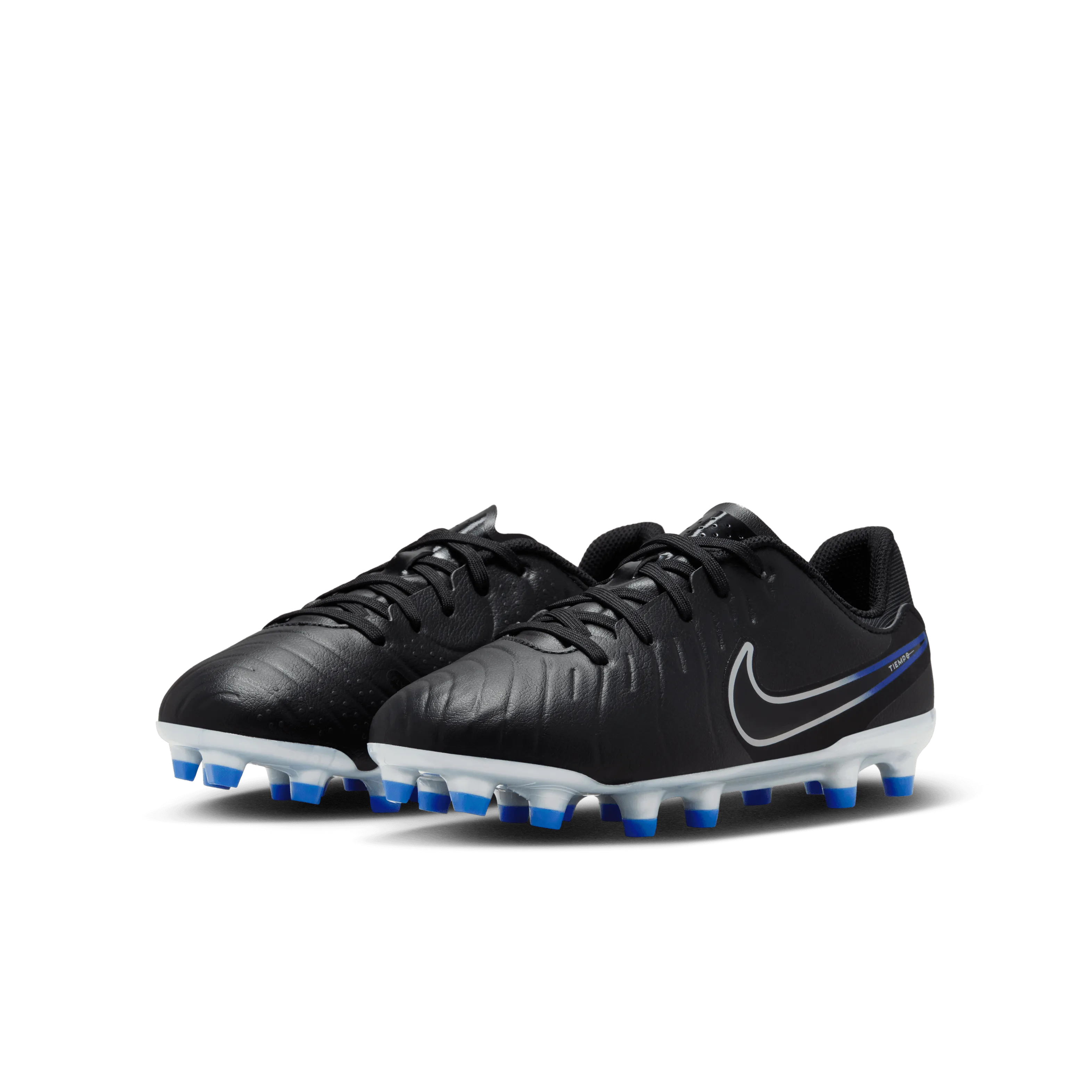 Nike Jr. Tiempo Legend 10 Academy FG-Black/Hyper Royal/Chrome