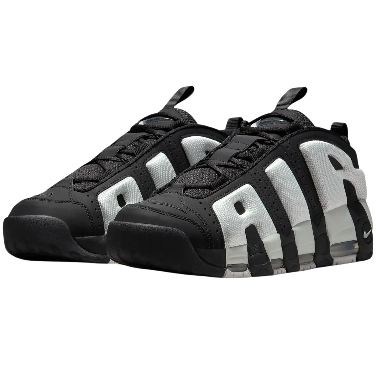 Nike Men's Air More Uptempo Low Black/Metallic Silver/Photon Dust