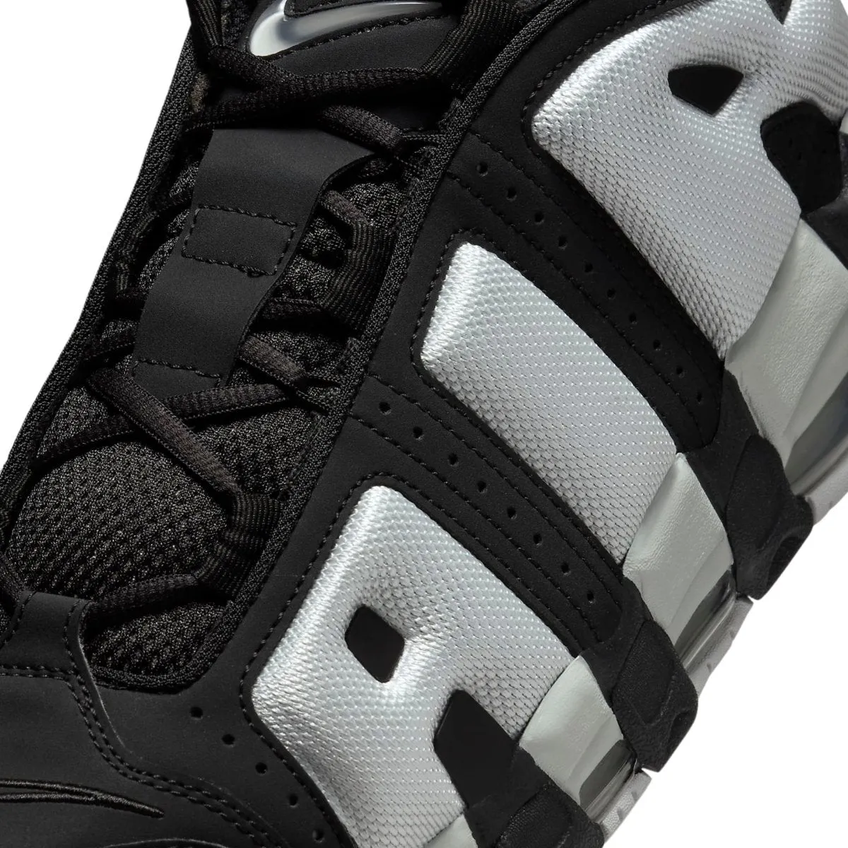 Nike Men's Air More Uptempo Low Black/Metallic Silver/Photon Dust