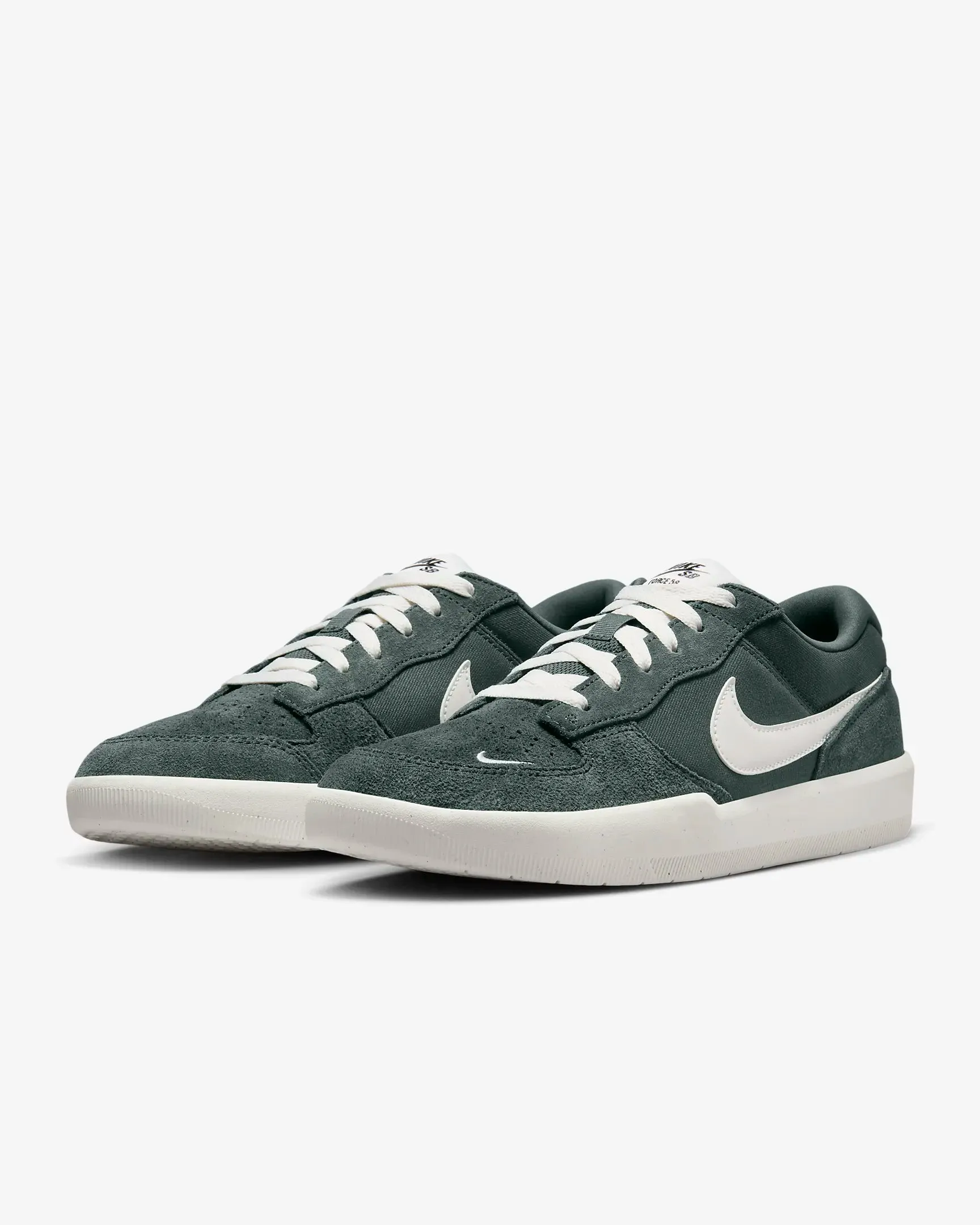 Nike SB Force 58 Shoes - Vintage Green/Sail-Sail