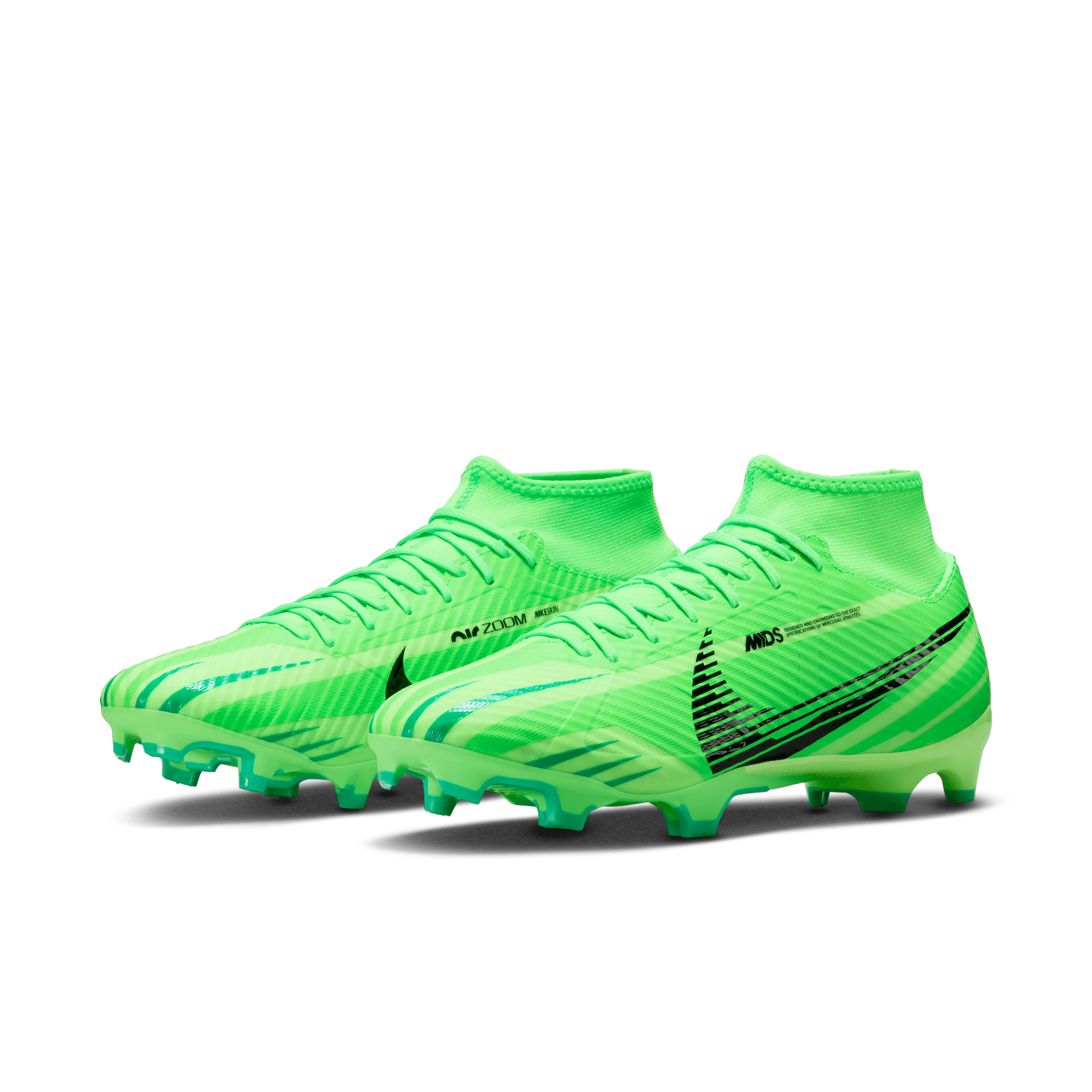 Nike Youth CR7 Superfly 9 Academy FG-Green Strike/Black/Stadium Green