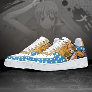 OP Nami Air Sneakers Custom Anime OP Shoes