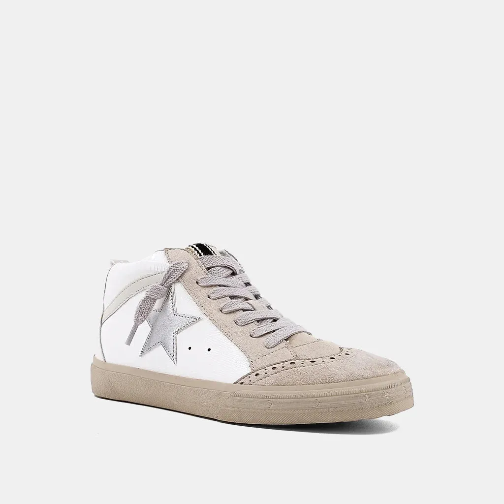 Paulina Sneakers - White Lizard