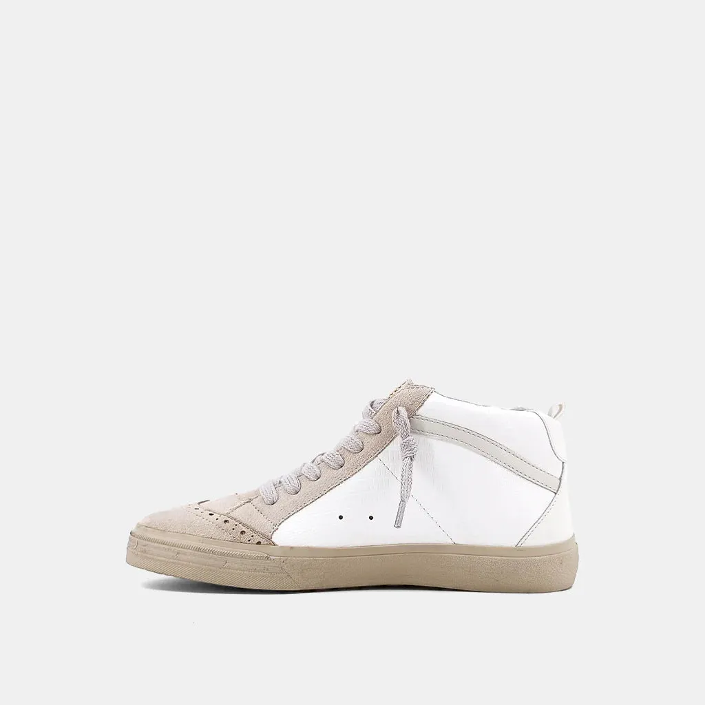 Paulina Sneakers - White Lizard