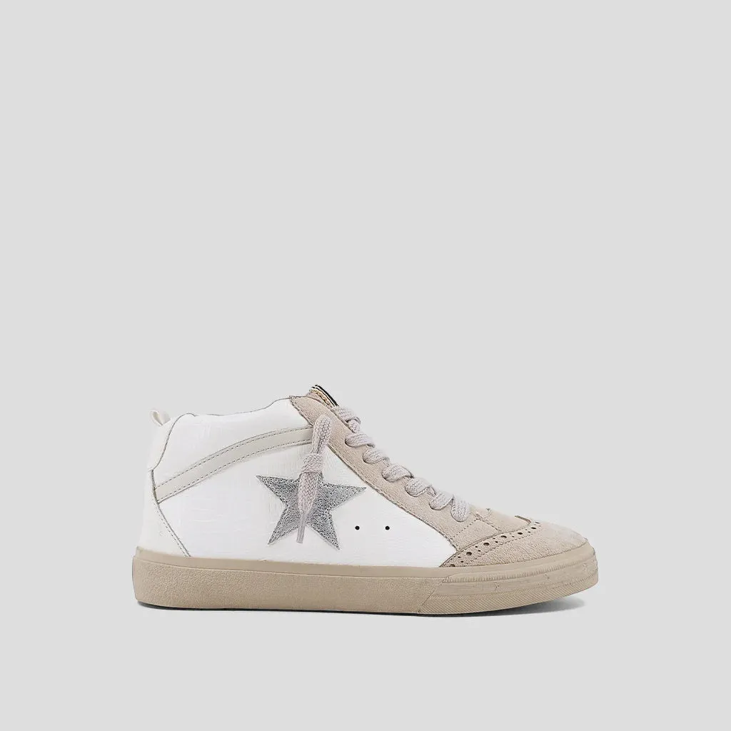 Paulina Sneakers - White Lizard