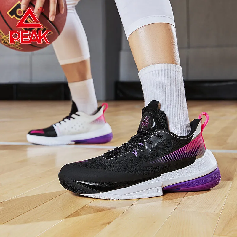 PEAK  LIGHTNING Basketball Shoes Men Sneakers TAICHI series Purple