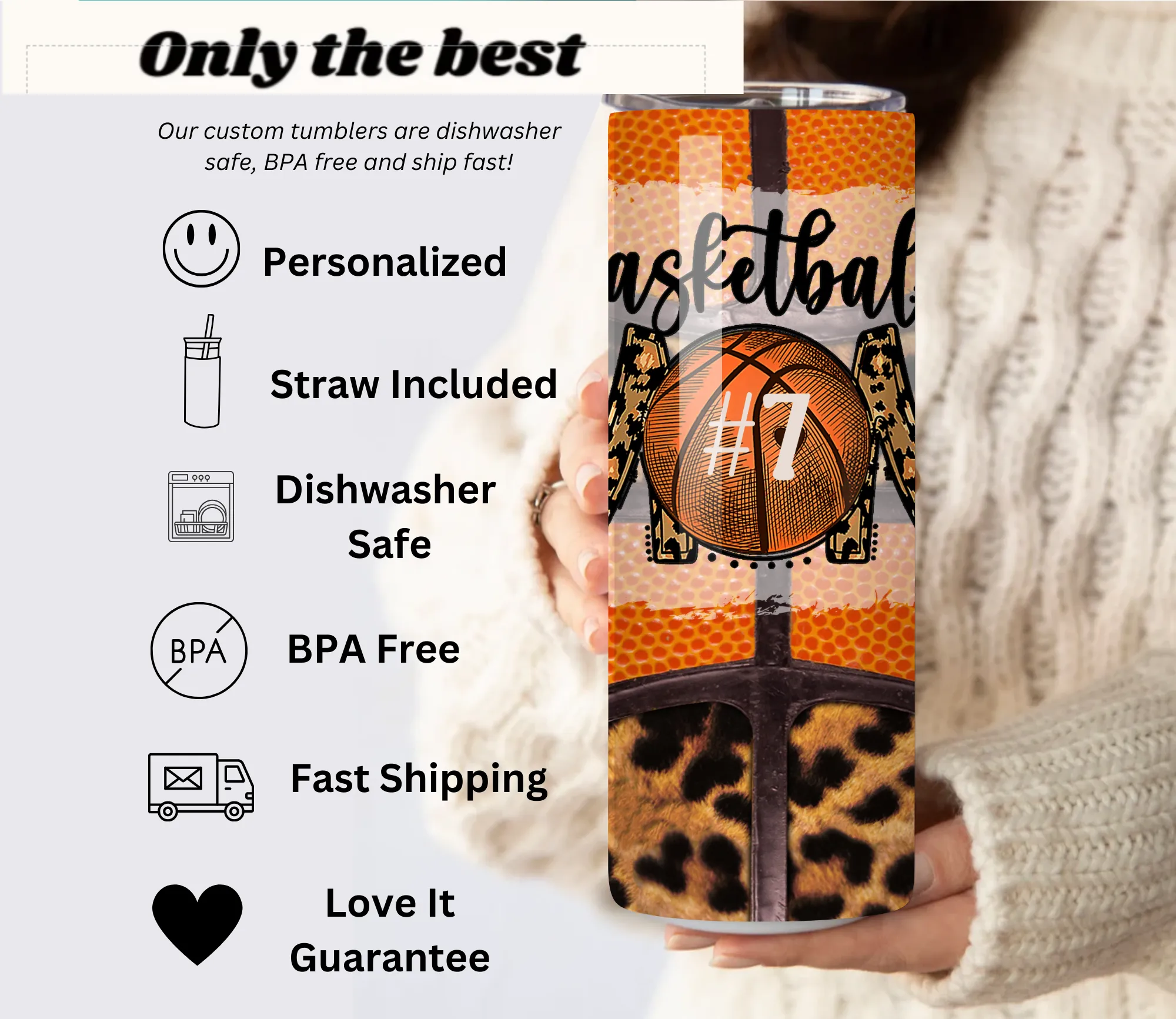 Personalized Basketball Mom Tumbler