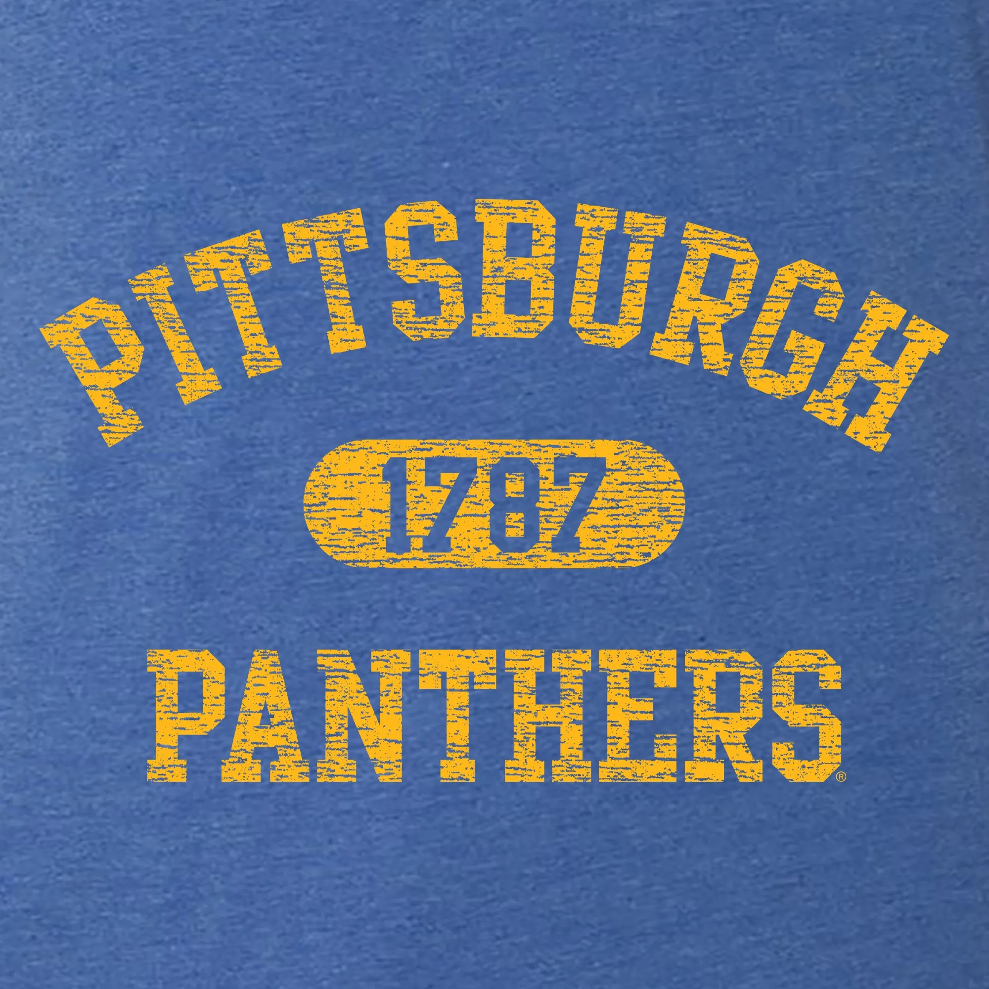 Pittsburgh Athletic Arch Triblend T-Shirt - Vintage Royal