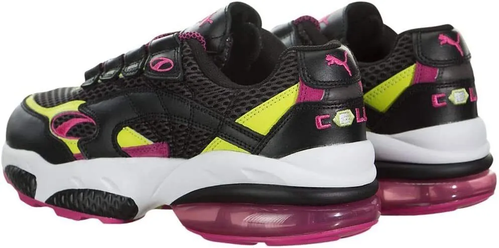 Puma Cell Venom 370417-01 Men Black/Pink/Lime Punch Athletic Running Shoes C1385