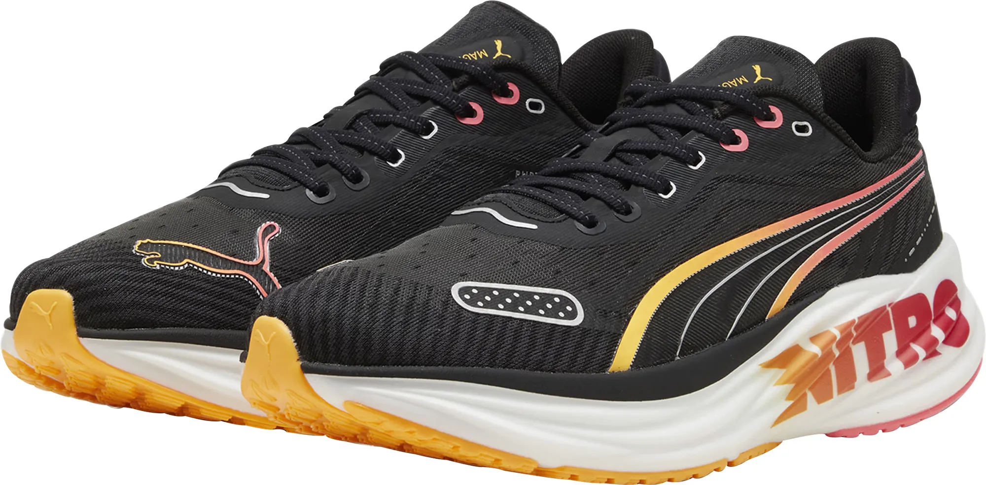 Puma Magnify Nitro 2 Tech Mens Running Shoes - Black