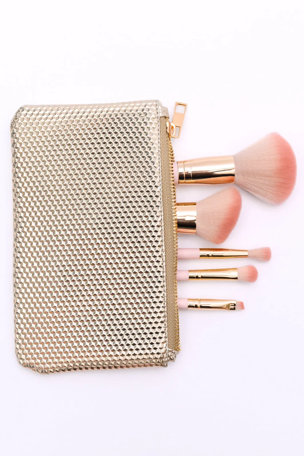 Pure Glam 5 Piece Brush Set with Bag