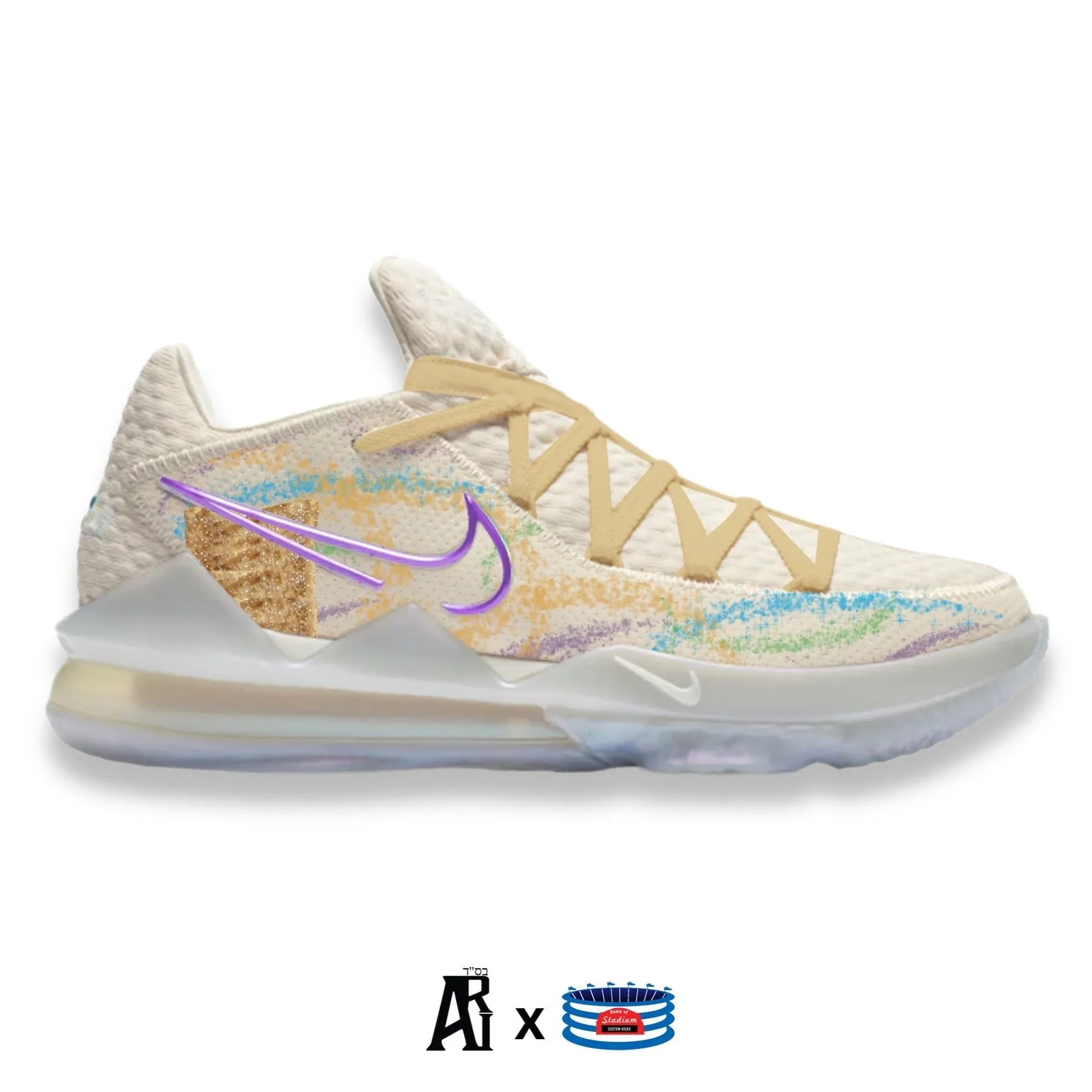 "Cinnamon Toast" Nike LeBron 17 Low Basketball Shoes