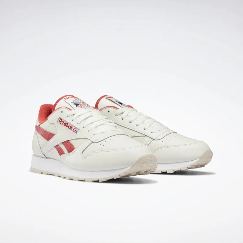 REEBOK CLASSIC LEATHER - Chalk / Mars Red / Stucco