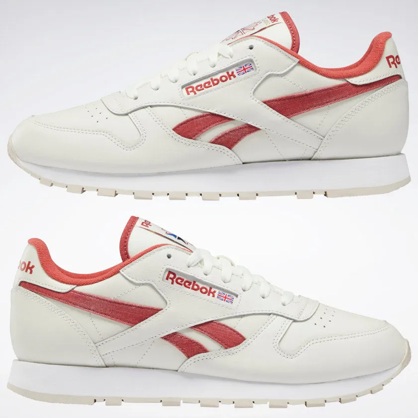 REEBOK CLASSIC LEATHER - Chalk / Mars Red / Stucco